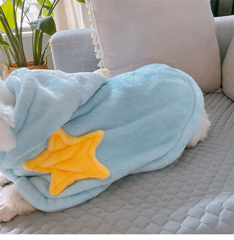 Puppies Autumn And Winter Clothes Cat Pet Nightgown